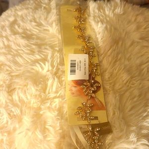 Jeweled wedding hair band